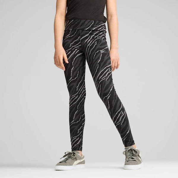 ¡PUMA ESS+ ANIMAL! Leggings geniales para peques aventureros. ¡Estilo salvaje, diversión garantizada!