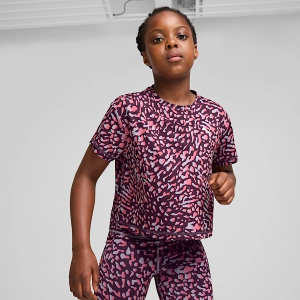 ¡PUMA TRAIN FAVORITE! Tee Corta para Niños Grandes: ¡Entrena con Estilo y Comodidad!